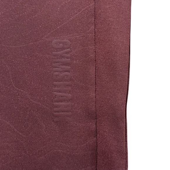 Gymshark Lustre Leggings In Winter Berry Red Women’s Size Small Activewear Gym - Picture 3 of 7